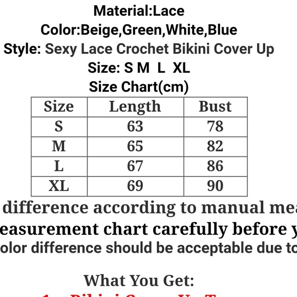 Sexy Lace Crochet Cover-Up - Picture 7 of 7